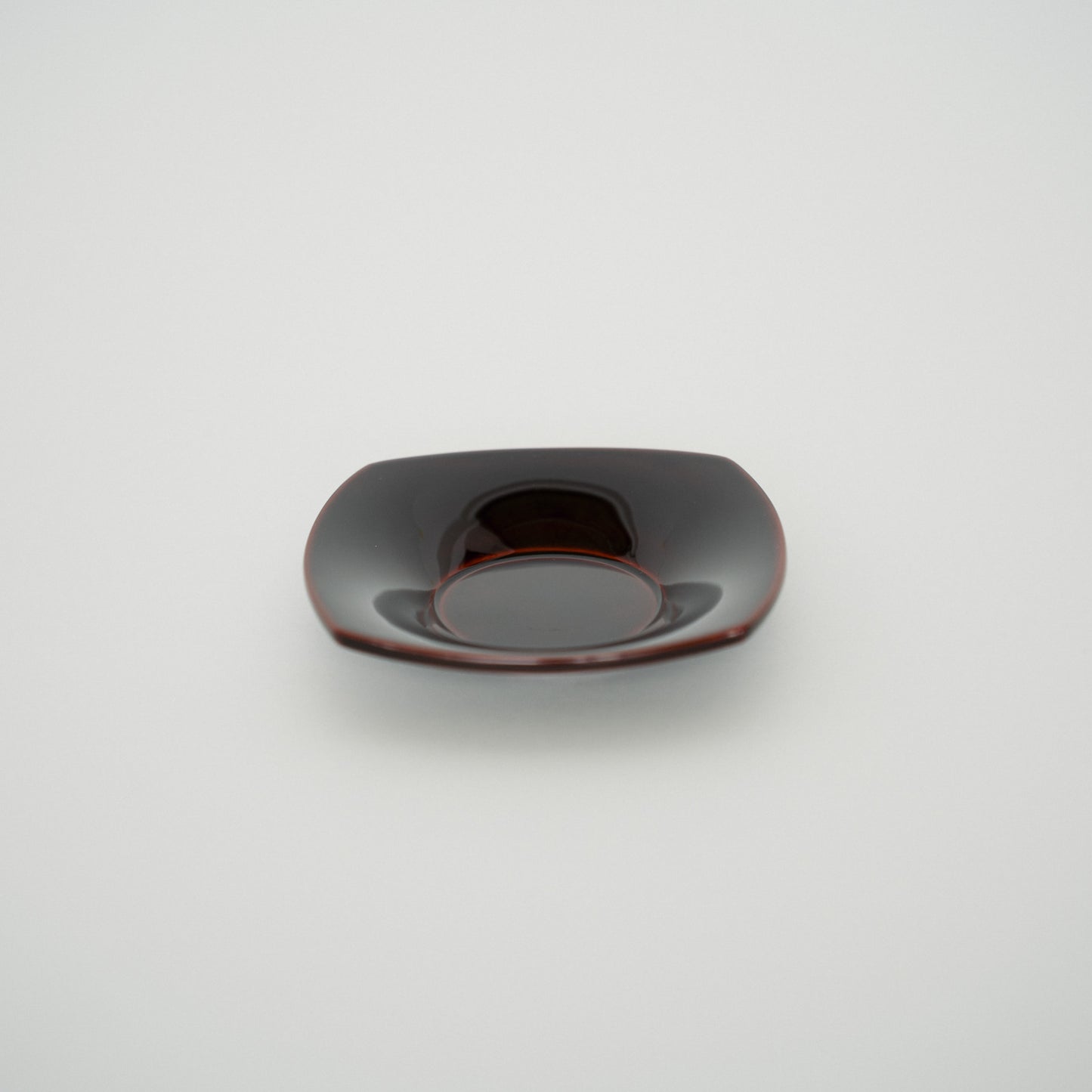 朱漆塗 茶托(5客)— 龍作