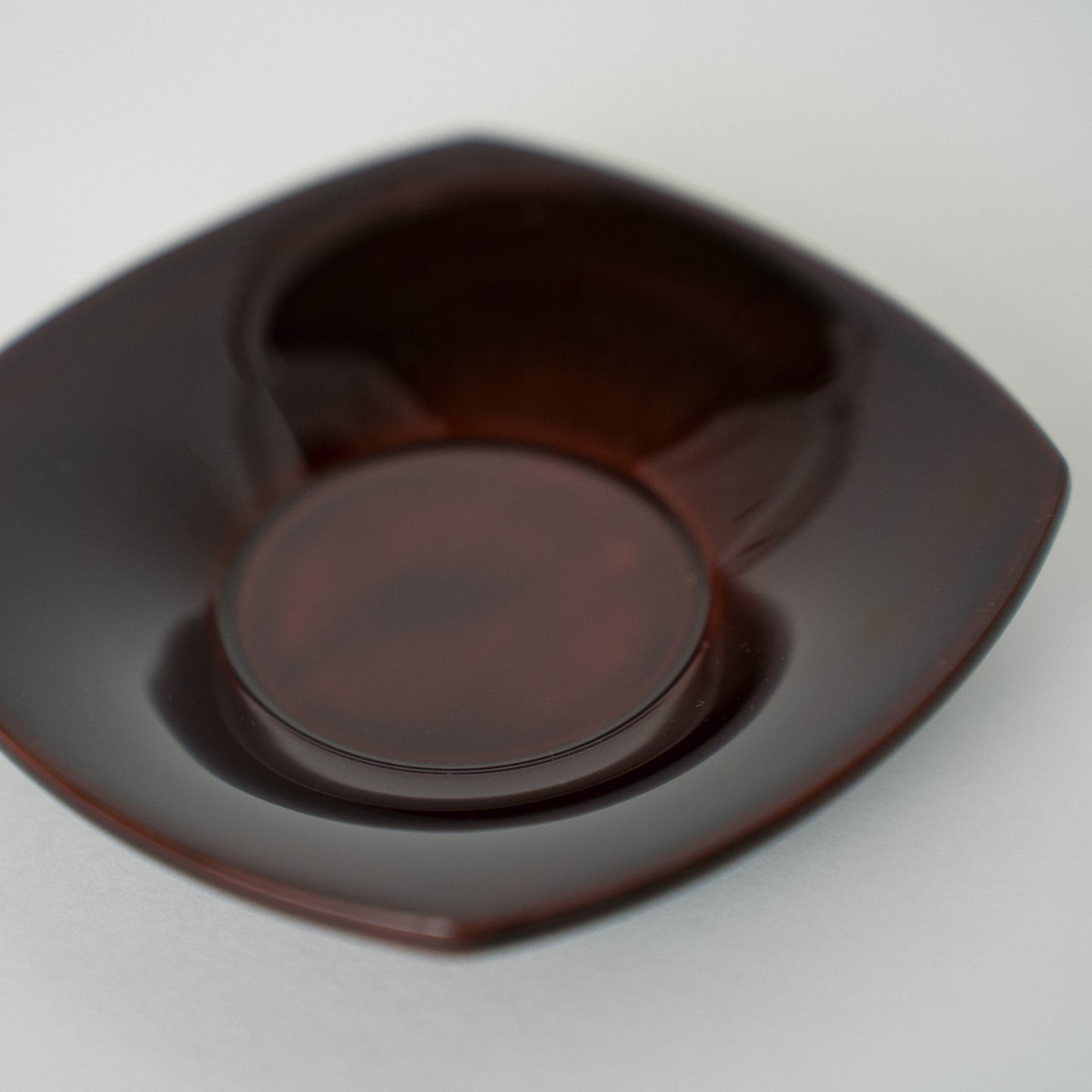 朱漆塗 茶托(5客)— 龍作